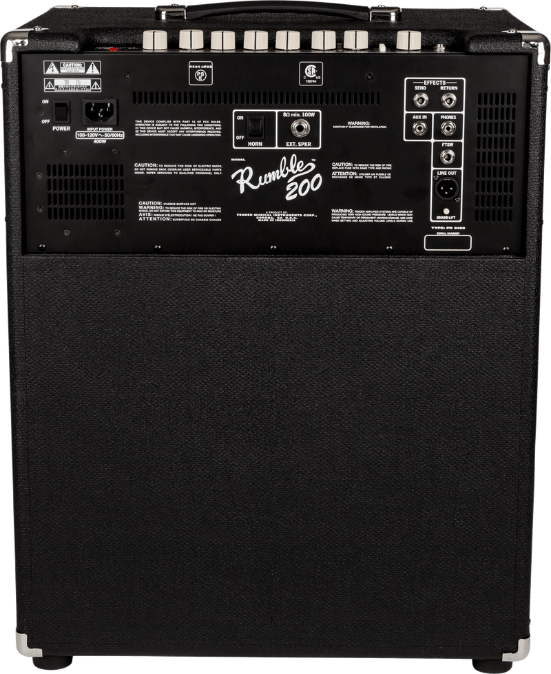 Amplificador Fender Rumble 200 2370500900 Ds Para Bajo