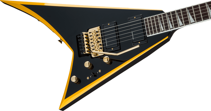 Guitarra Electrica Jackson Rrx24 - Blk W Ylw Bvls 2913636598