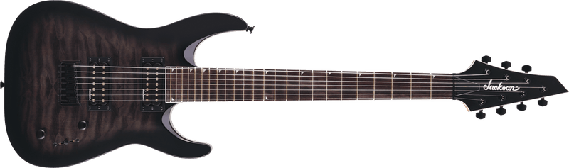 Guitarra Electrica Jackson Dinky Js22q-7 Cuerdas 2918804585 Explosión Negra