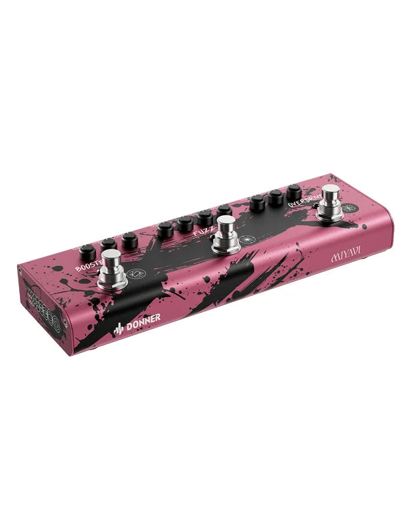 Pedal Donner EC7481 Miyavi Signature Bloodsteel Triple Pedal