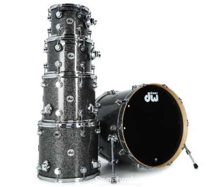 Bateria DW COLLECTOR DRXTTSCO70(10-12.16-22-14) Black Galaxy