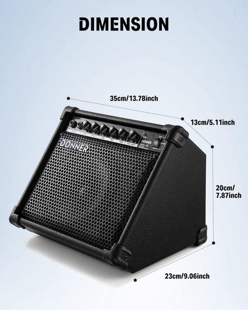 Amplificador Donner Ec1257 Dka-20 Para Teclado