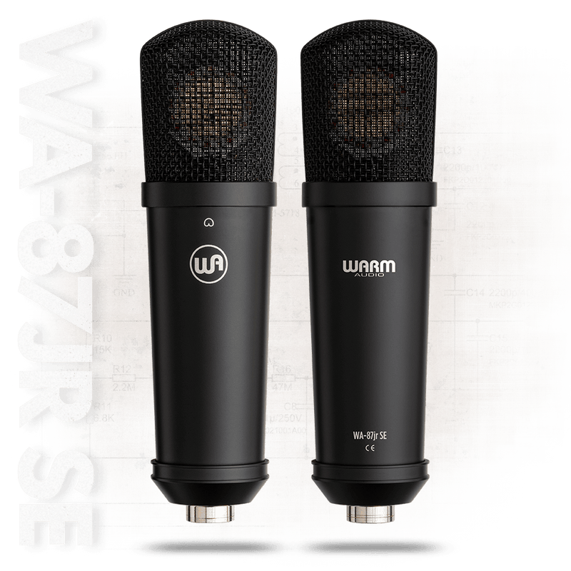 Micrófono De Condensador Warm Audio WA-87jr SE-B Negro — vista 2