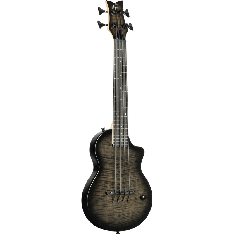 Vista 1 — Ukelele Bajo Ortega NEO-BS-TGB Transparent Grey Burst