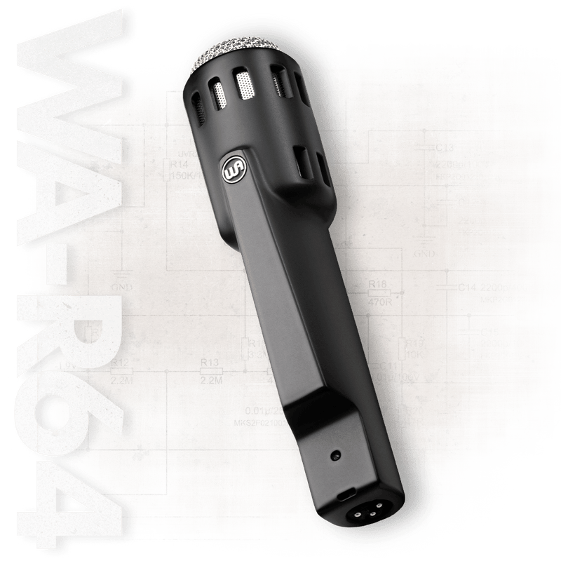 Micrófono Dinámico Warm Audio Retro 64 WA-R64B Negro — vista 3