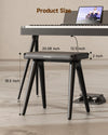 Silla Donner Ec7090 Piano Dkb-100