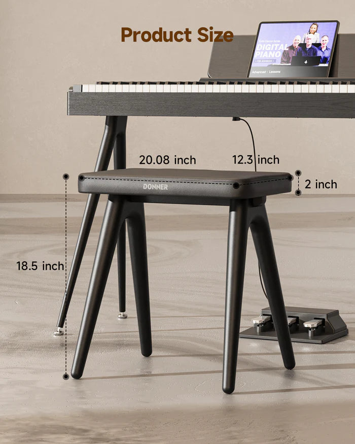 Silla Donner Ec7090 Piano Dkb-100