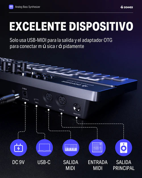 Sintetizador Donner Ec3350 Essential B1