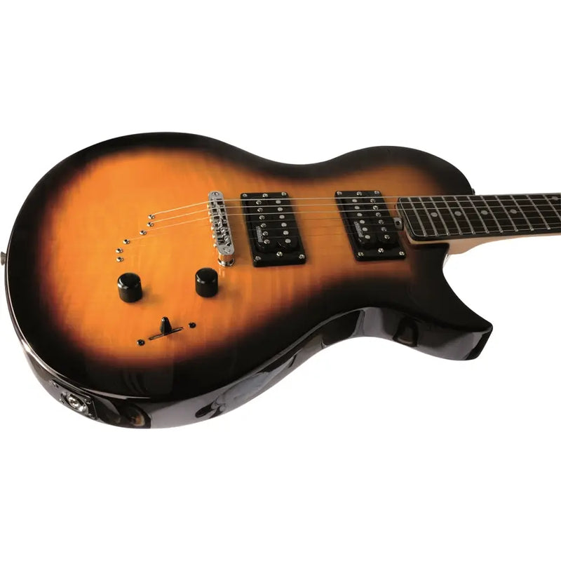Guitarra Eléctrica Eko Aqua Lite 05130196 Honey Burst — vista 10