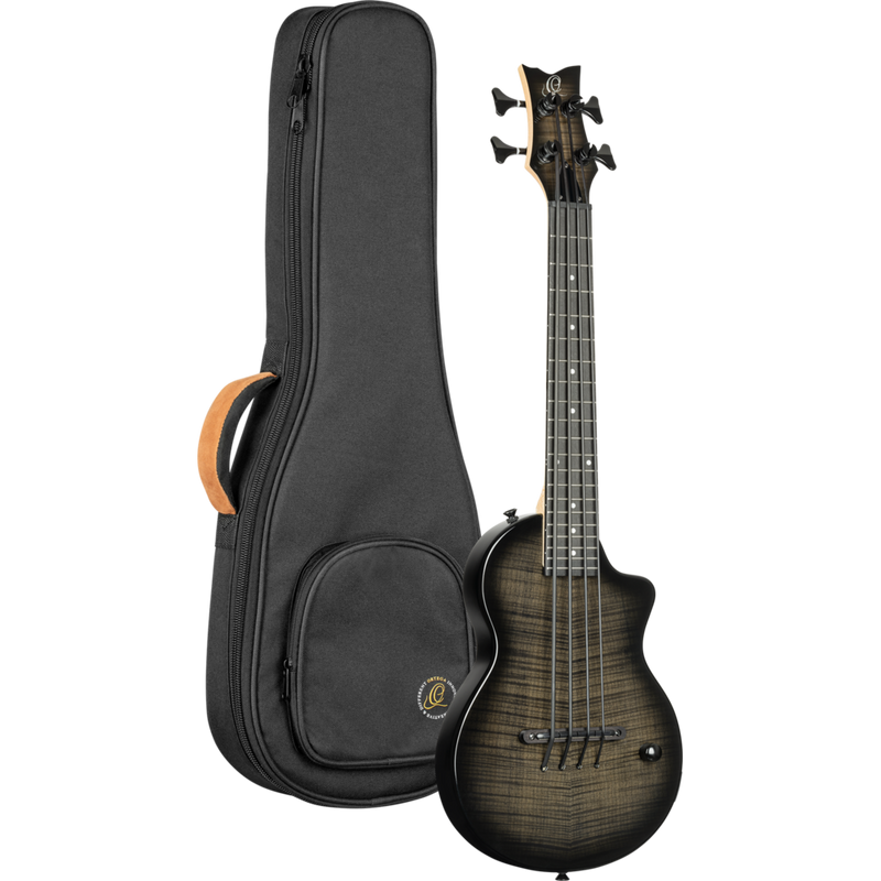 Vista 14 — Ukelele Bajo Ortega NEO-BS-TGB Transparent Grey Burst