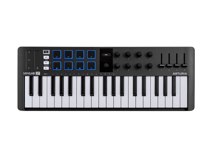 Controlador MIDI Arturia MiniLab 37 Negro — Vista 1