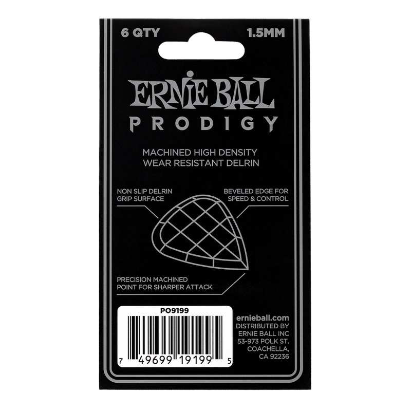 Pajuela Ernie Ball P09199 X6 Negro