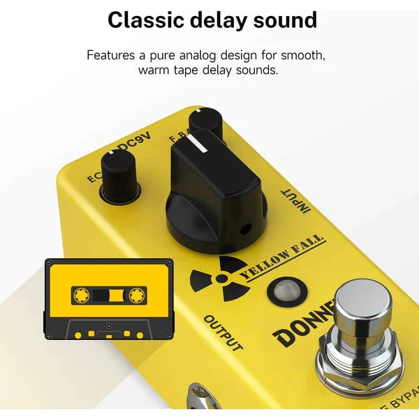 Pedal Donner Ec748 Yellow Fall Delay