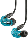 Audifono Shure Se215-spe Azul Transparente
