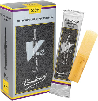 CAÑA VANDOREN PARA SAXO SOPRANO SR6025 V12 Bb N 2.5