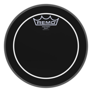 Parche Remo Pinstripe De 8 Gota Aceite Negro Es-0608-ps