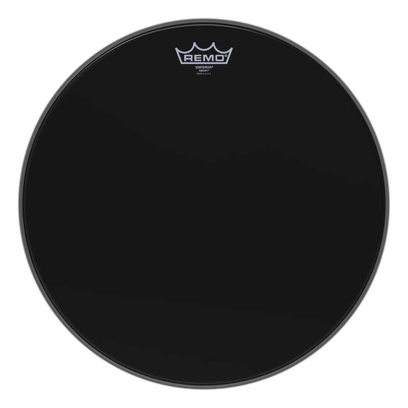 Parche Remo Emperor De 16 Negro Be-0016-es