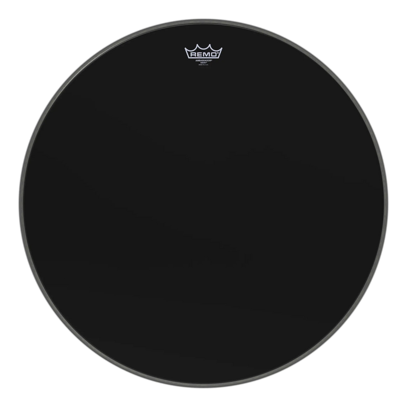 Parche Remo Ambassador De 18 Negro Es-1018-00