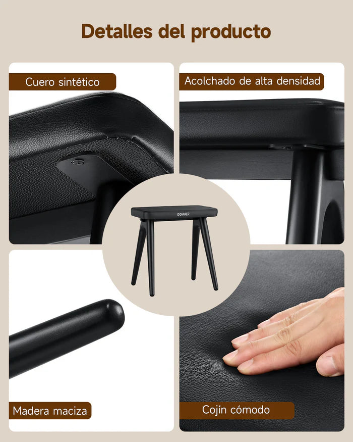 Silla Donner Ec7090 Piano Dkb-100