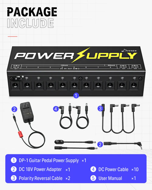 Fuente De Alimentacion Donner Ec811 Dp-1 Power Supply