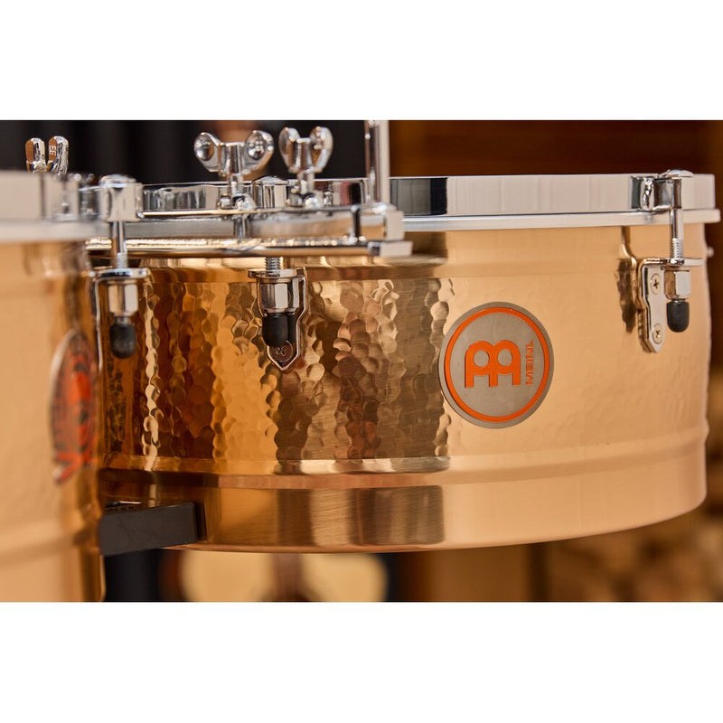 Timbales Meinl Patricio El Chino Diaz de 14 y 15 pulgadas Bronze — vista 7