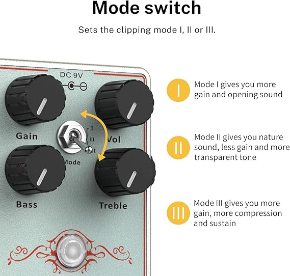 Pedal Donner Ec1329 Dumbal Drive Overdrive