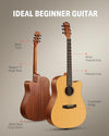 Guitarra Acustica Donner Ec1250 Dad-140C Kit