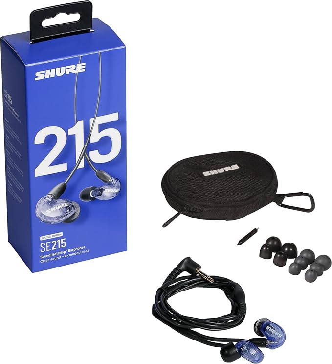 Audifono Shure SE215-SPE-PL Morado Transparente