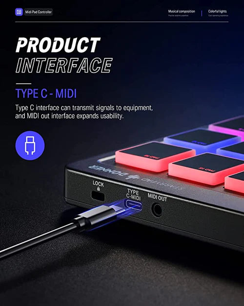 Controlador Donner Ec3305 Starrypad
