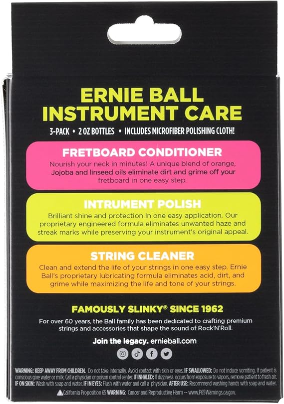 Limpiador Ernie Ball P04225 2oz X3