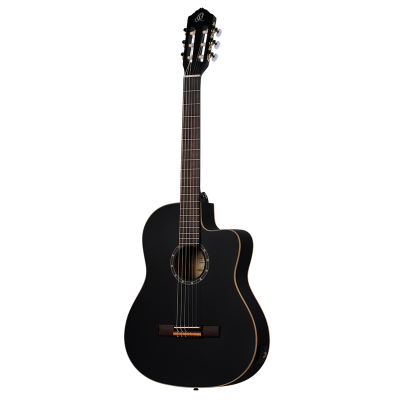 Vista 3 — Guitarra Electroacústica Ortega RCE125SN-SBK Satin Black