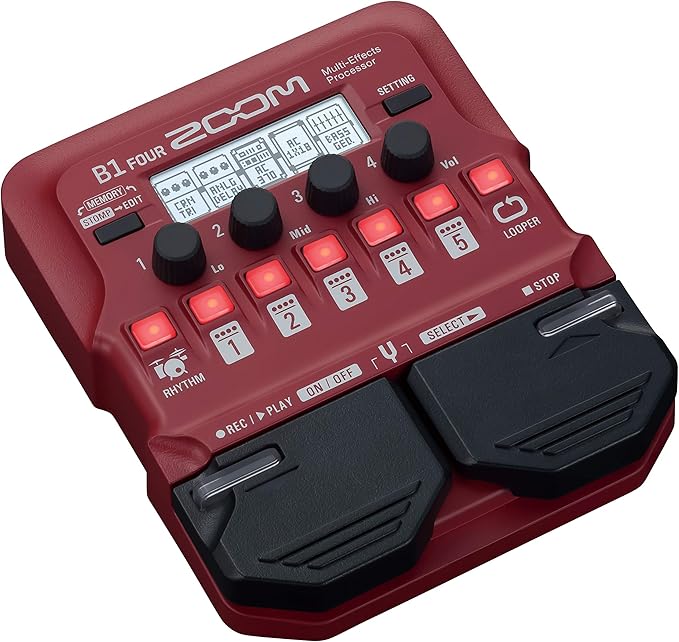 Procesador De Efectos Zoom B1 Four 120gl/220ge Bajo