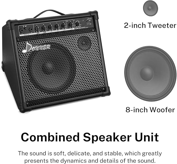 Amplificador Donner Da-35 Para Bateria Electronica