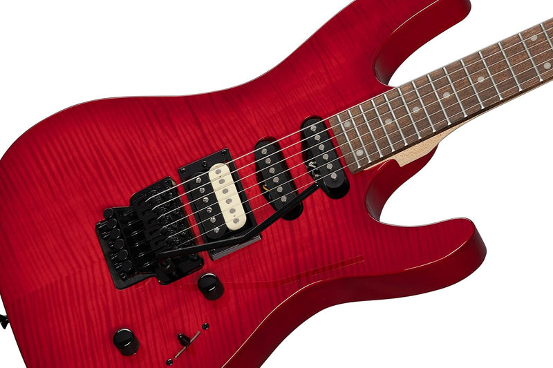 Guitarra Electrica Kramer Kstflfrhsstrbf1 Figured Hss Roja