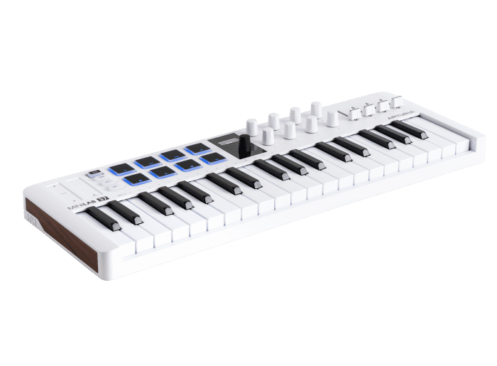Controlador MIDI Arturia MiniLab 37 Blanco — Vista 2