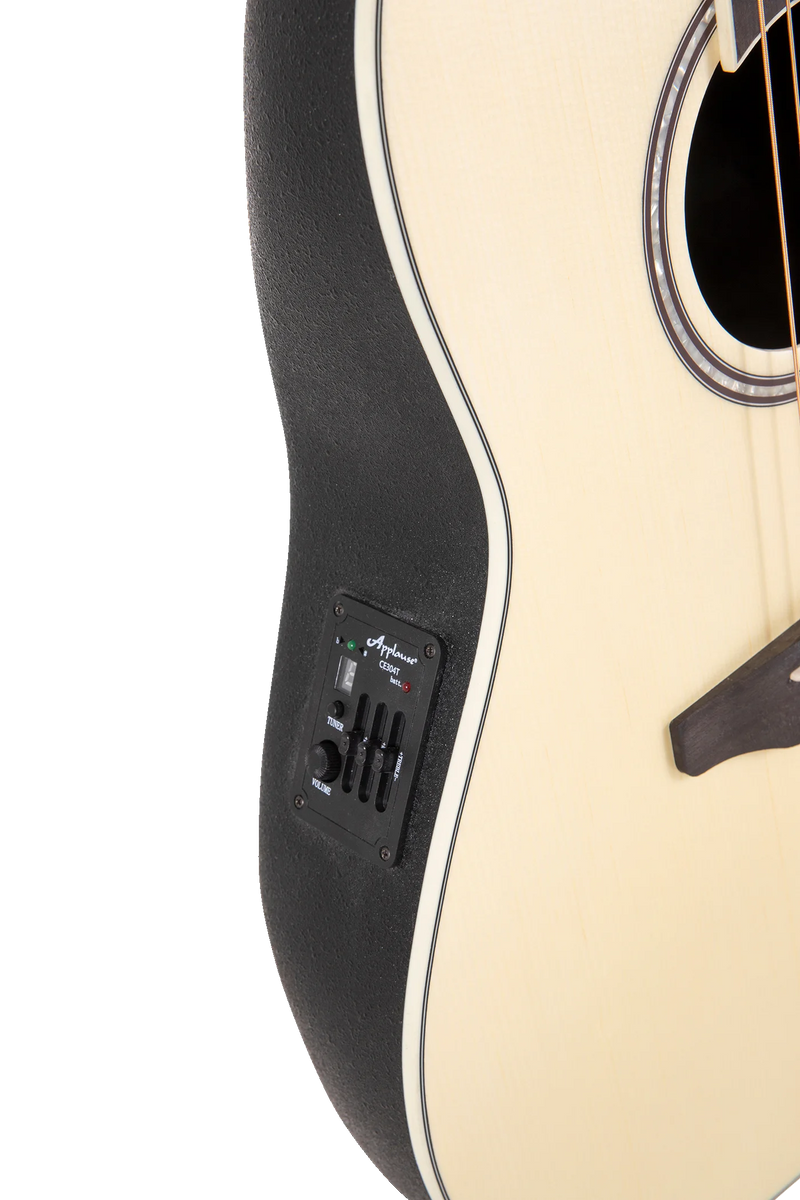Guitarra Electroacustica Ovation Applause Ap521100 Ab24-4S Natural Satin