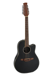 Guitarra Electroacustica Ovation Applause Ap521175 Ab2412-5S Black Satin
