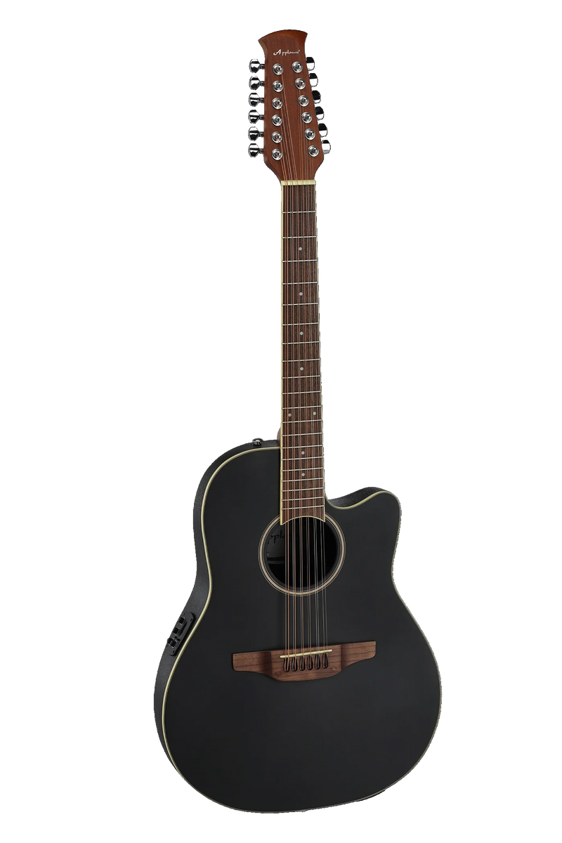 Guitarra Electroacustica Ovation Applause Ap521175 Ab2412-5S Black Satin