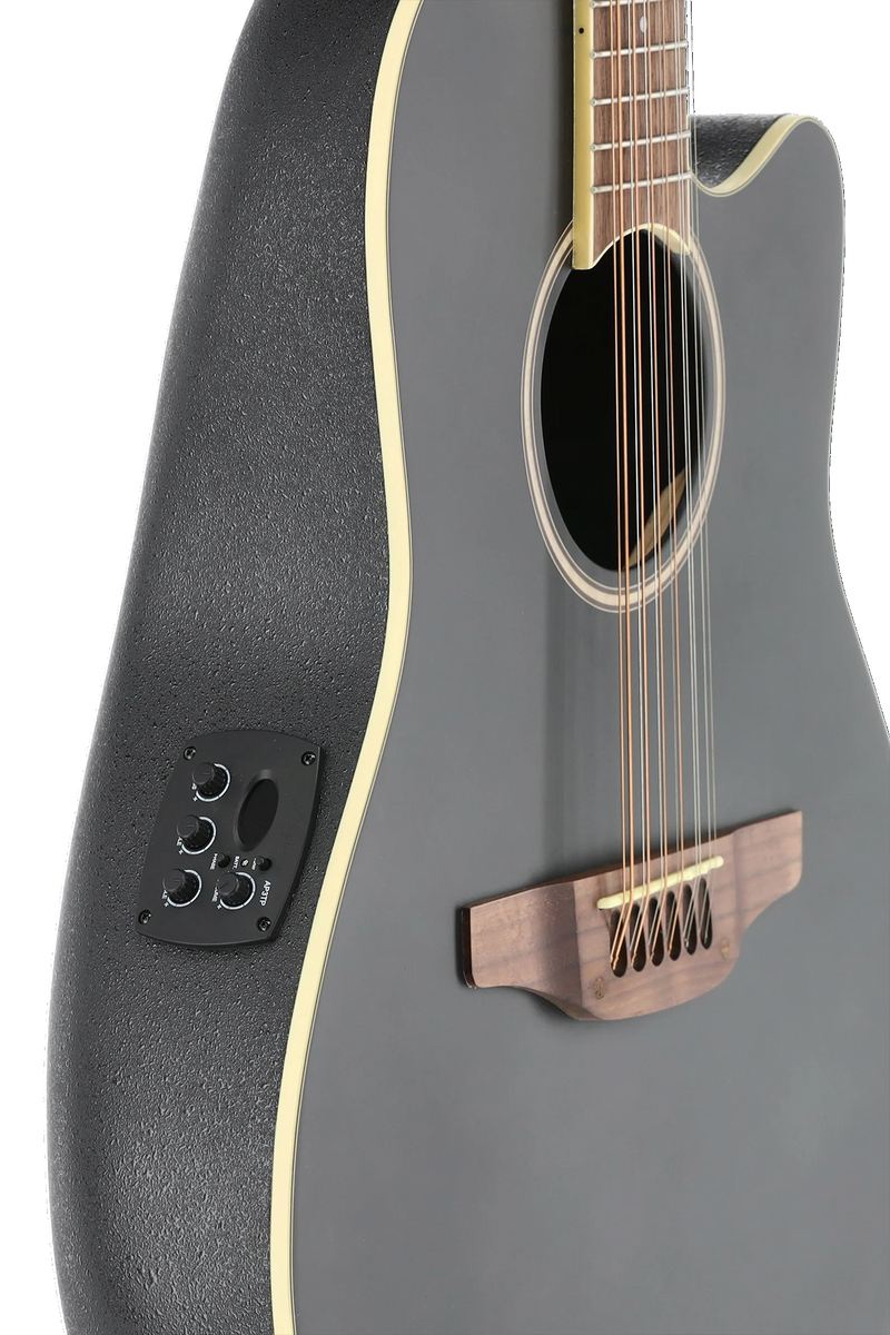 Guitarra Electroacustica Ovation Applause Ap521175 Ab2412-5S Black Satin