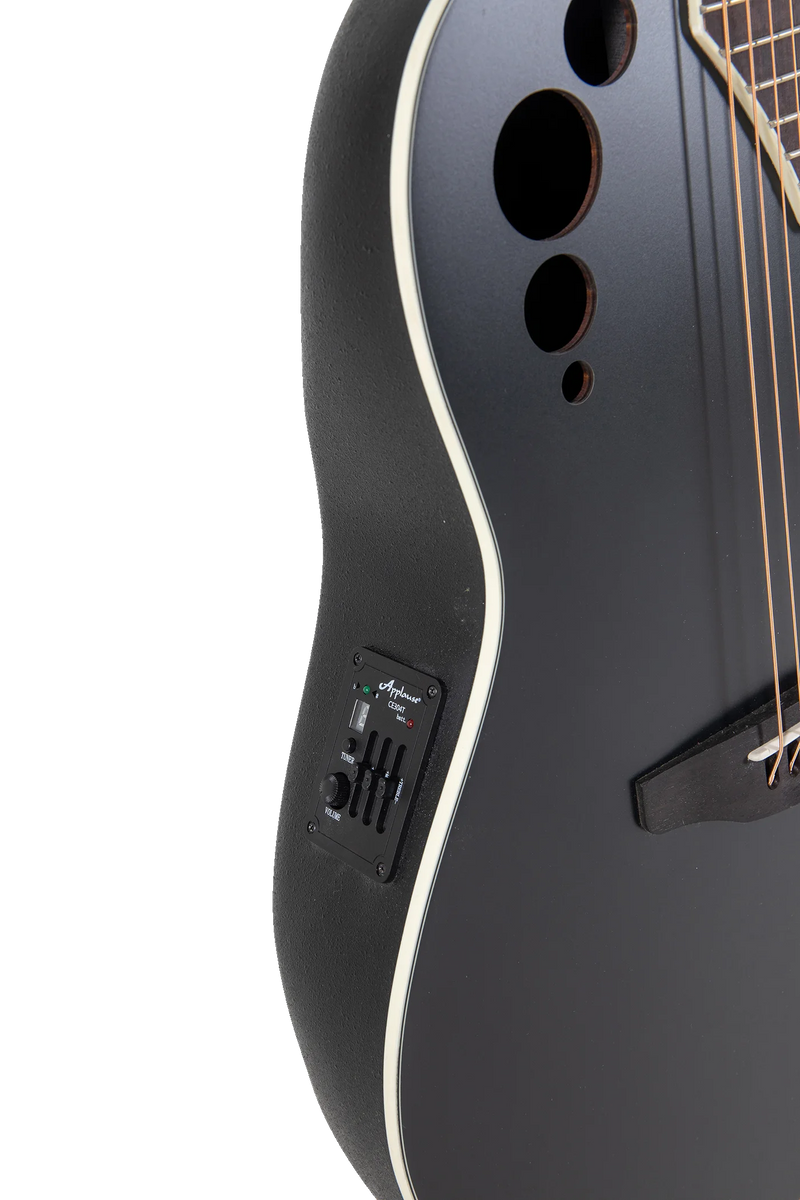 Guitarra Electroacustica Ovation Applause Ap521204 Ae44-5S Black Satin
