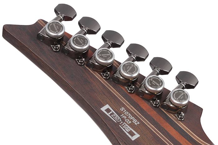 Guitarra Eléctrica Ibanez Premium AZ24P1QM-DOB Deep Ocean Blonde — vista 7