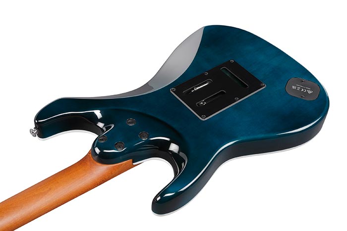 Guitarra Eléctrica Ibanez Premium AZ24P1QM-DOB Deep Ocean Blonde — vista 3