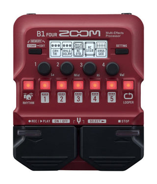 Procesador De Efectos Zoom B1 Four 120gl/220ge Bajo
