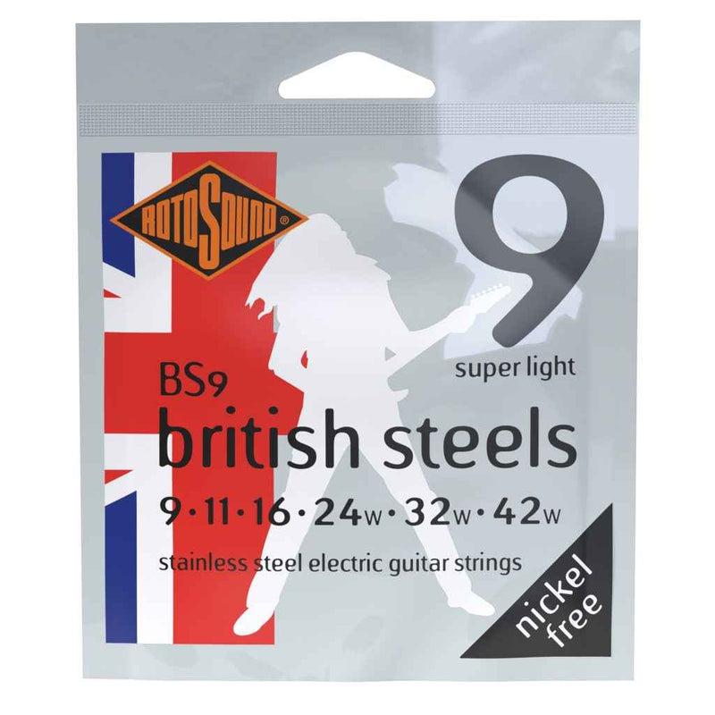 Encordado Rotosound BS9 Guit Elect British Steels 9-42