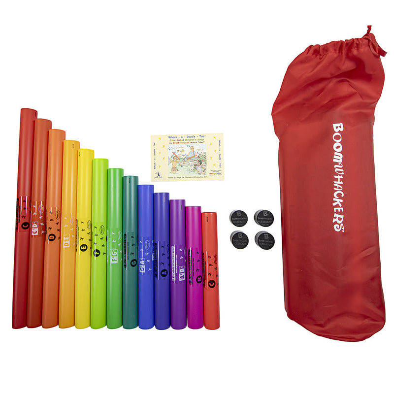Set De Tubos Afinados Boomwhackers BW13OC4 Cromático De 13 Tubos — vista 1