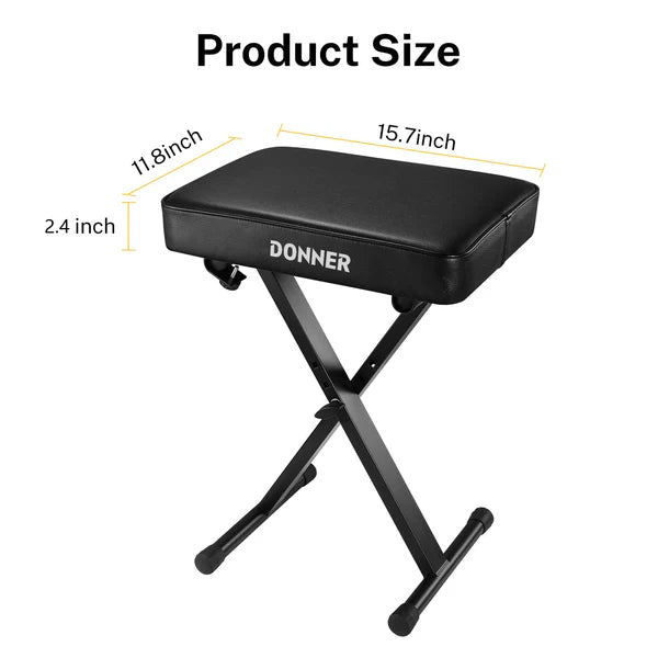 Silla Donner Ec2060 Piano Negra