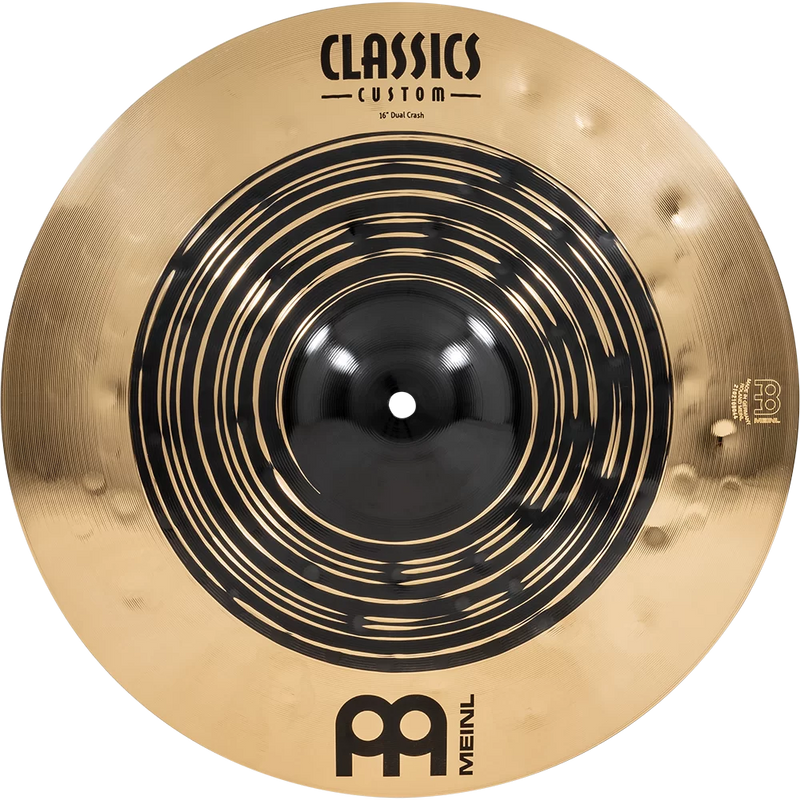 Platillo Meinl Classics Custom De 16 Cc16Duc Dual Crash