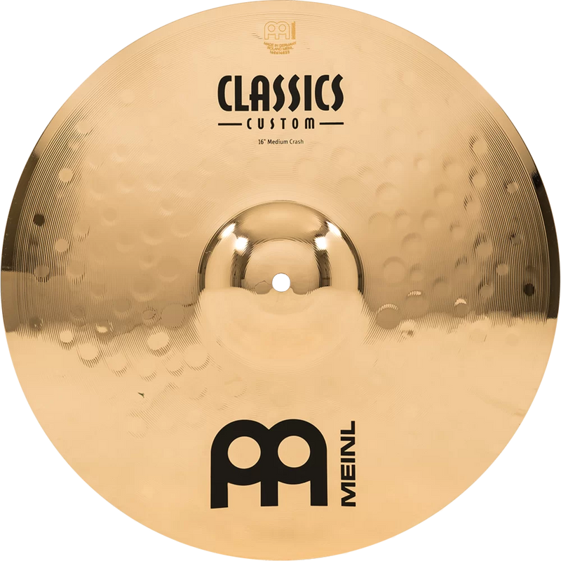 Platillo Meinl Classics Custom De 16 Cc16Mc-B Medium Crash
