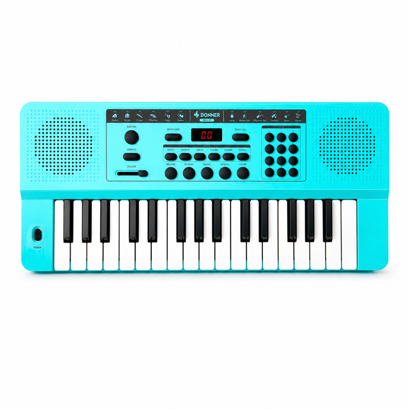 Teclado Donner EC7496 Dek-32 Cyan
