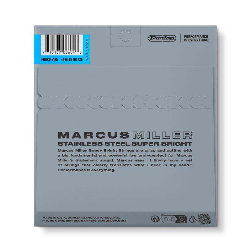 Encordado Dunlop Bajo Dbmms45125 Marcus Miller 38440452541